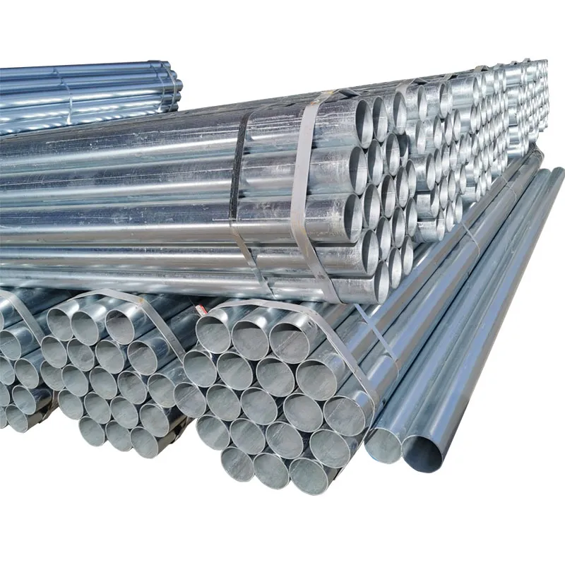 Steel Pipes Hot Dip Galvanized Round Tubing Long Steel Products Steel Tube Pipe Balcony Railing